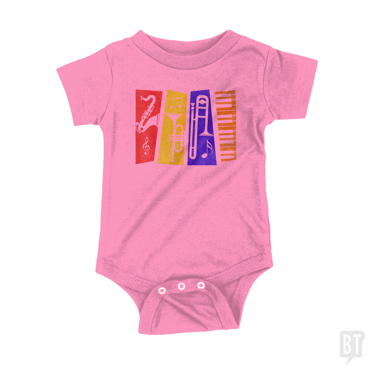 Jazz Music Baby One-Piece