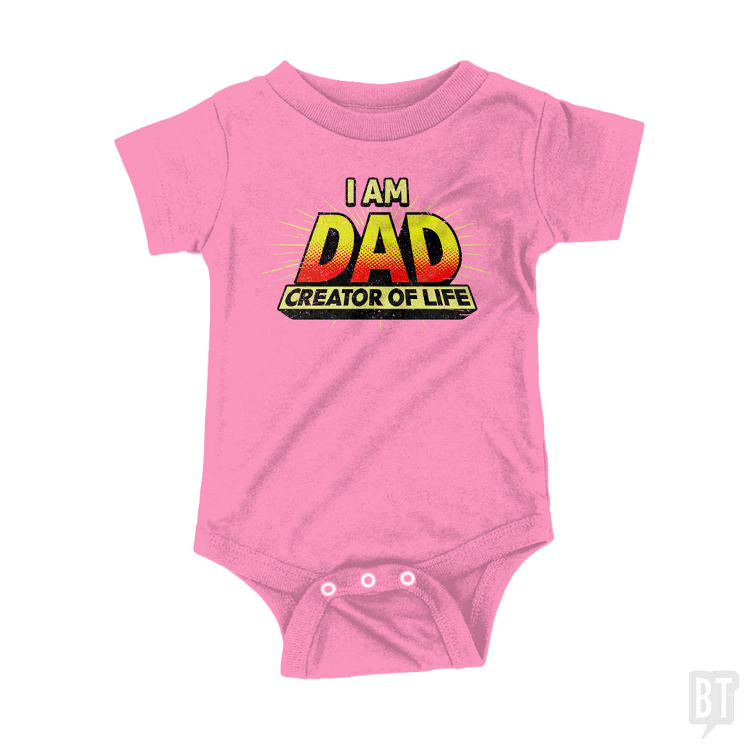 Dad - Creator of Life Baby One-Piece
