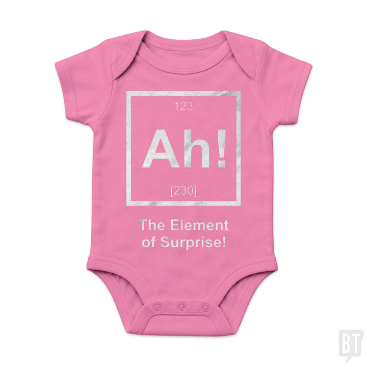 Ah! The Element Of Surprise Baby One-Piece