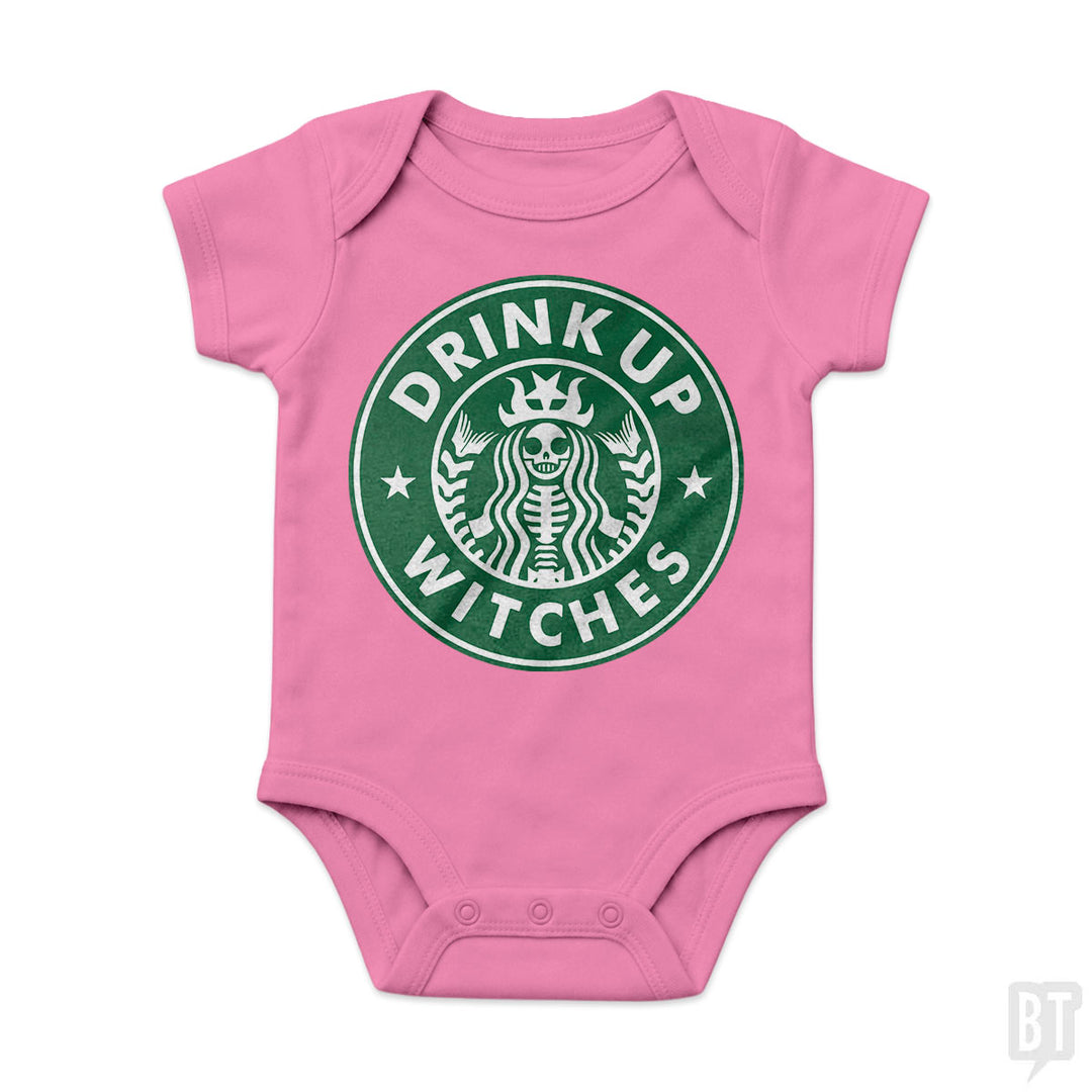 Drink Up Witches Baby One-Piece