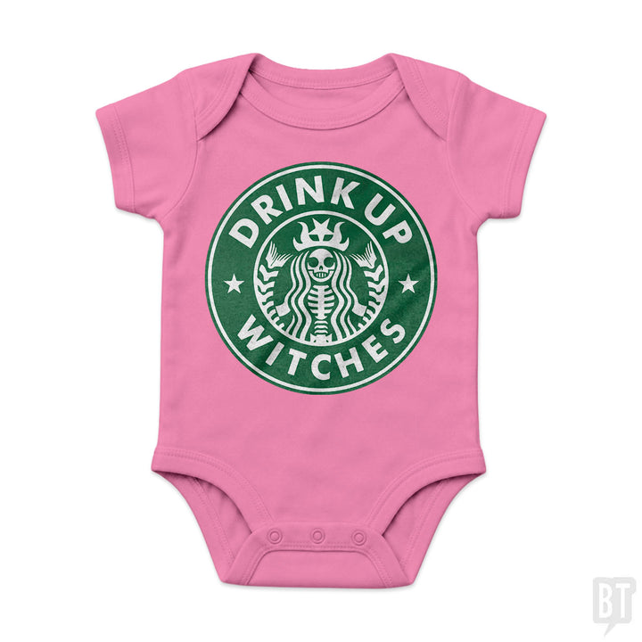 Drink Up Witches Baby One-Piece