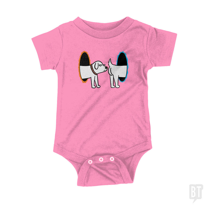 Dog Portal Baby One-Piece