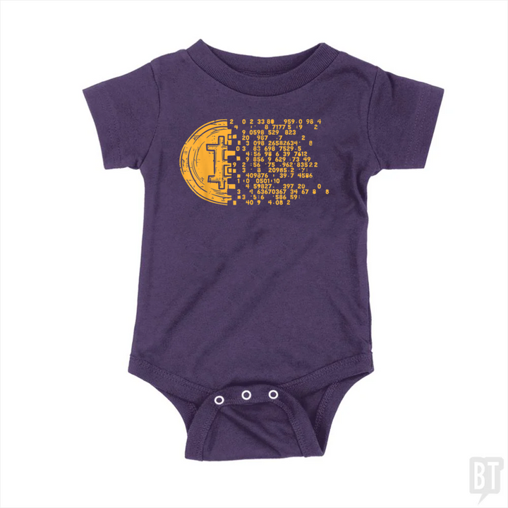 Bitcoin Digital Baby One-Piece