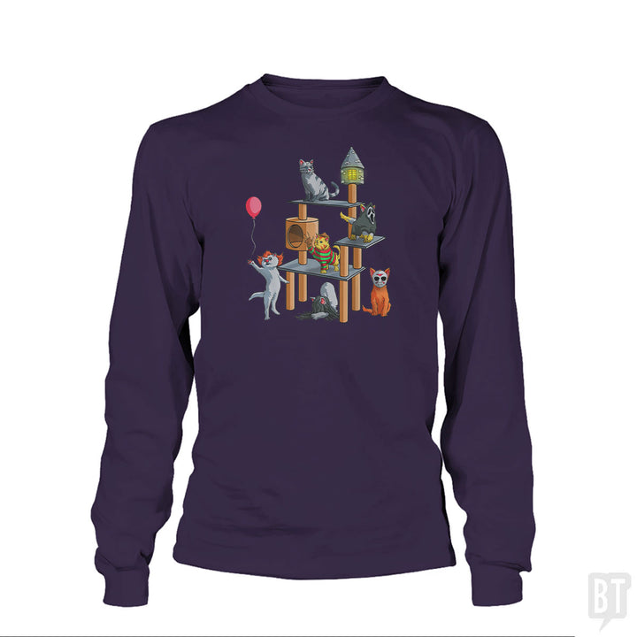 Cat Horror Movies Long Sleeve