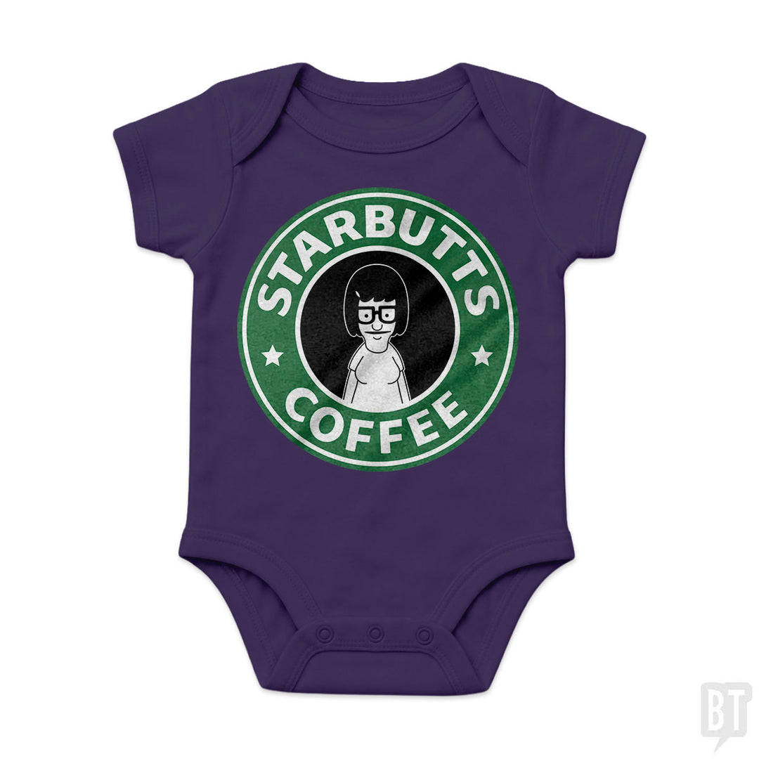 Starbutts Coffee Baby One-Piece