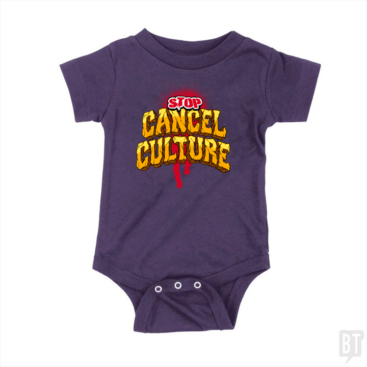Stop Cancel Culture Baby One-Piece