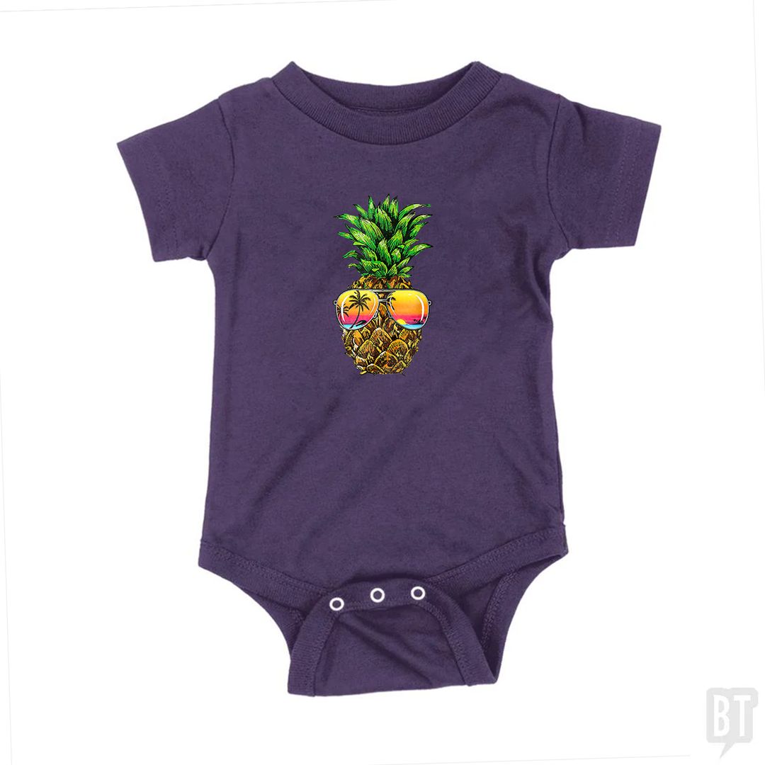 Sunglasses Pineapple Baby One-Piece