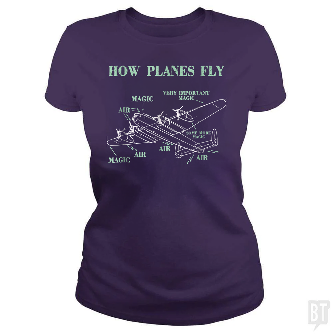 How Planes Fly Funny Aerospace Engineer Pilot