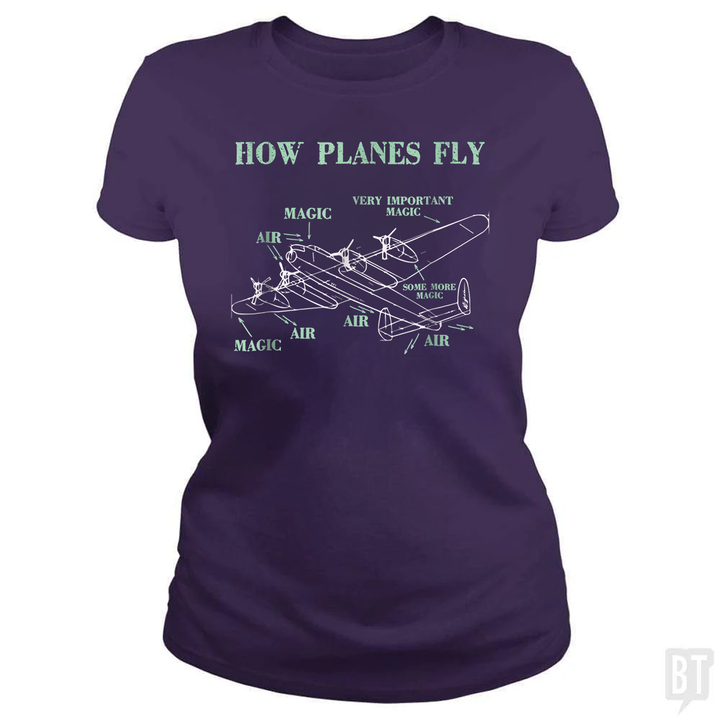 How Planes Fly Funny Aerospace Engineer Pilot