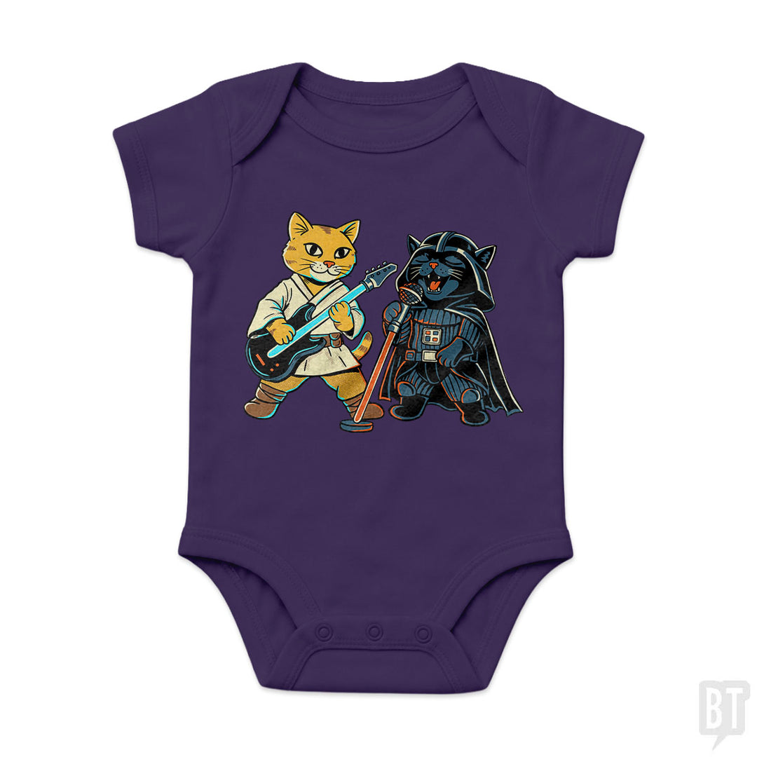 Star Meow Baby One-Piece