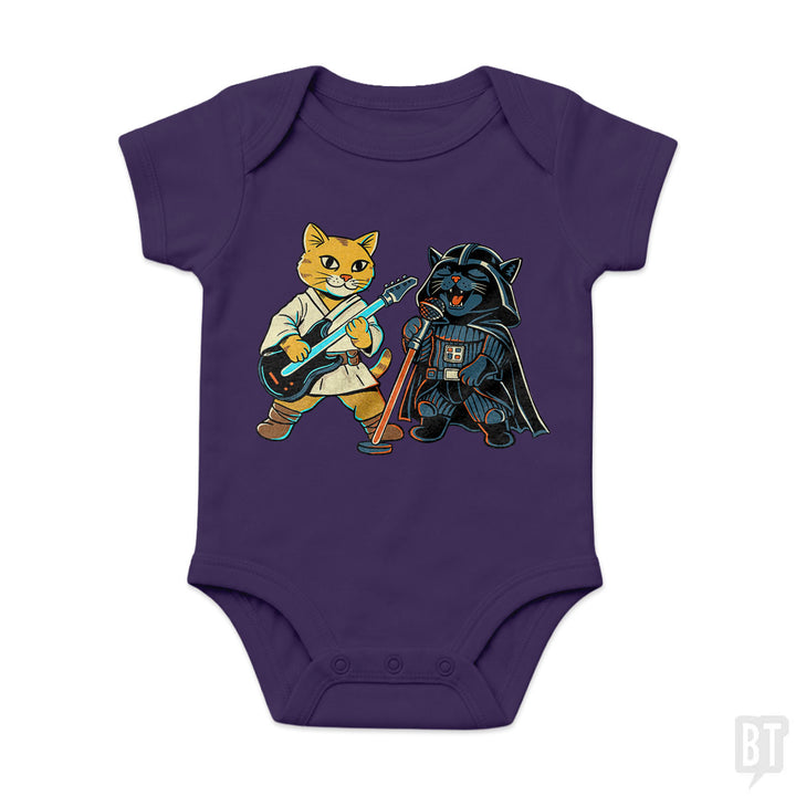 Star Meow Baby One-Piece