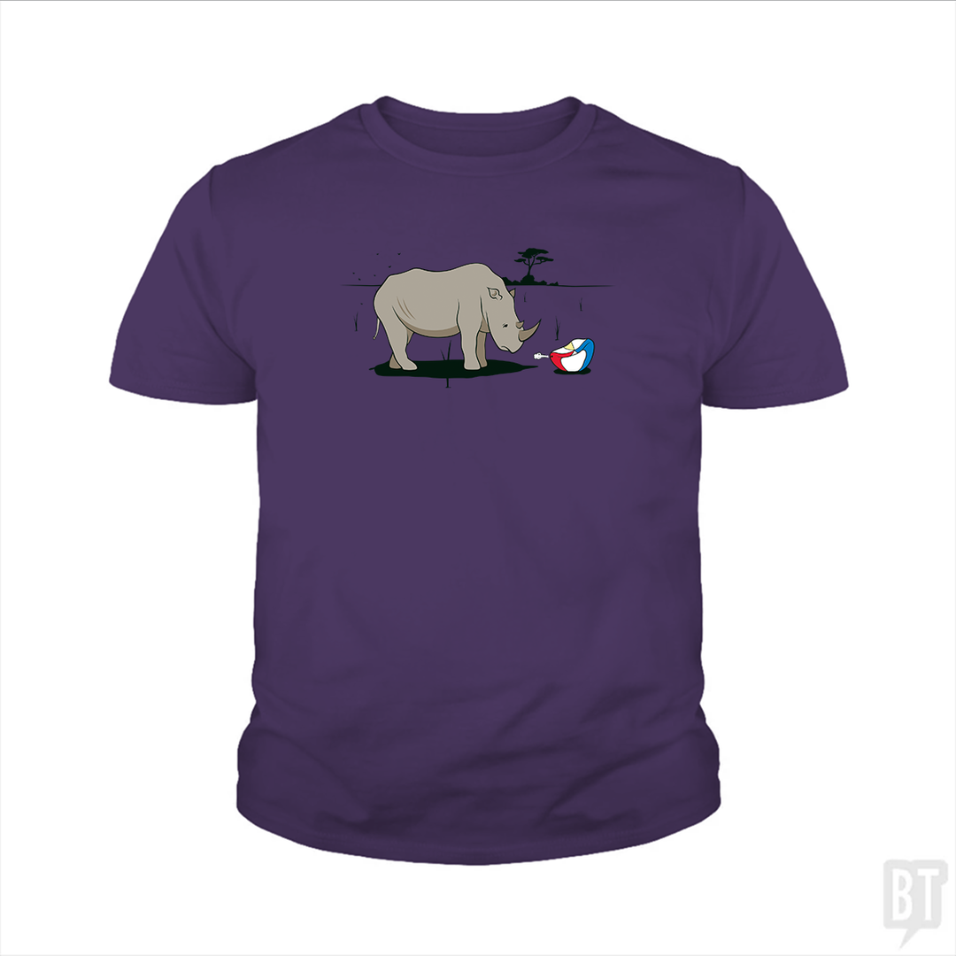 Sad Rhino Kids Shirt