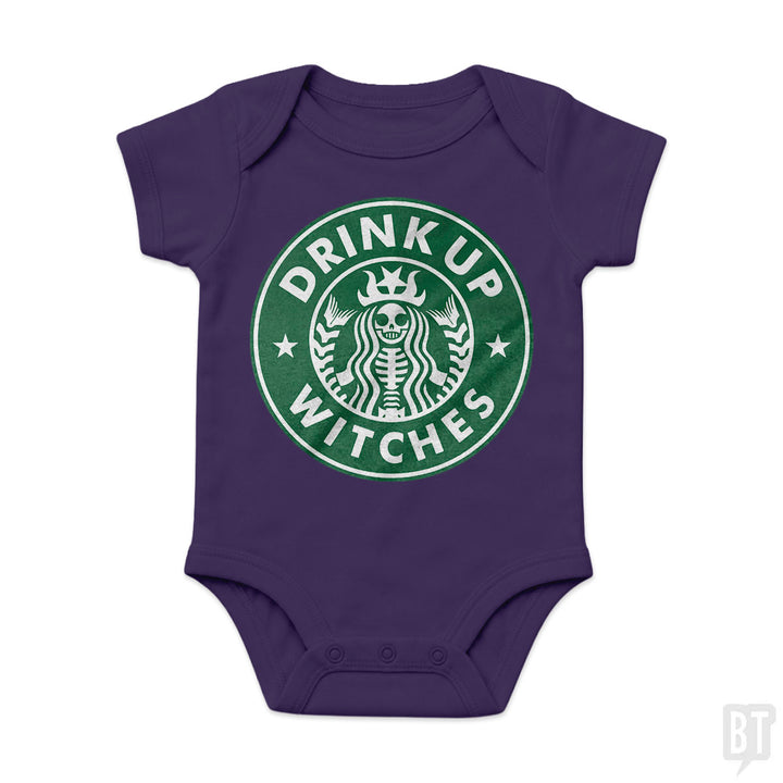 Drink Up Witches Baby One-Piece