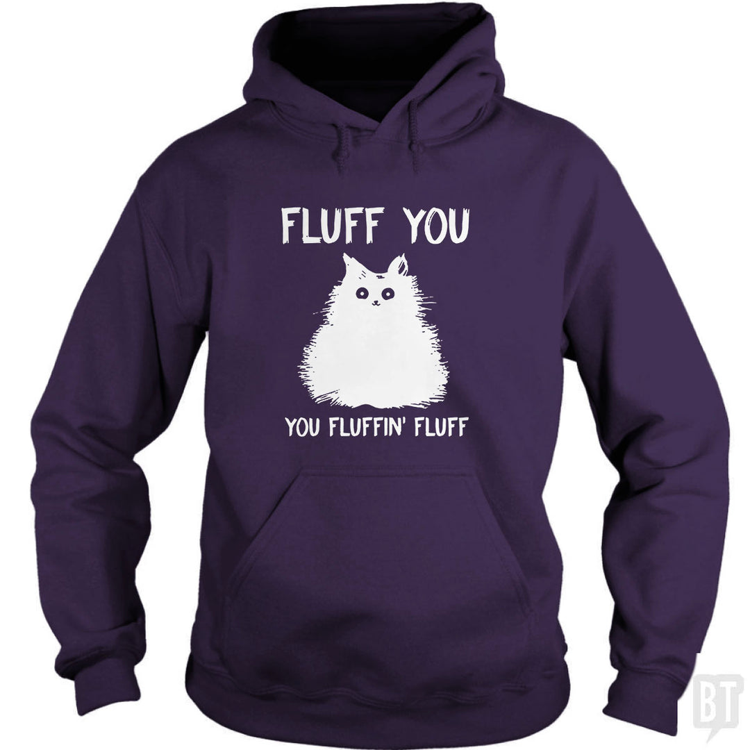 Fluff You You Fluff Funny Cat Hoodie