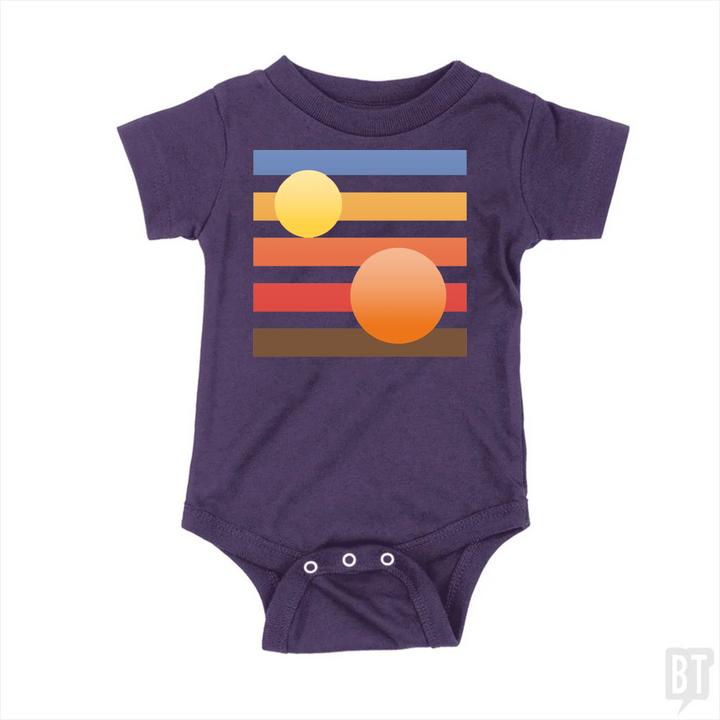 Artistic Tatooine Baby One-Piece