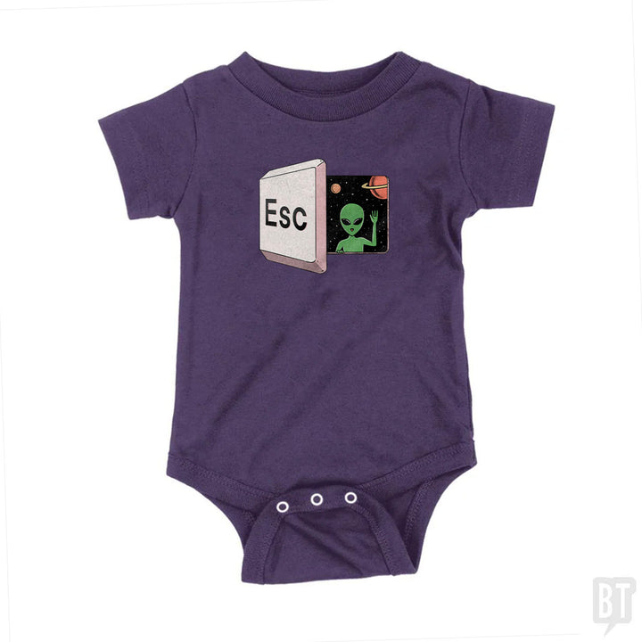 Space Escape Baby One-Piece