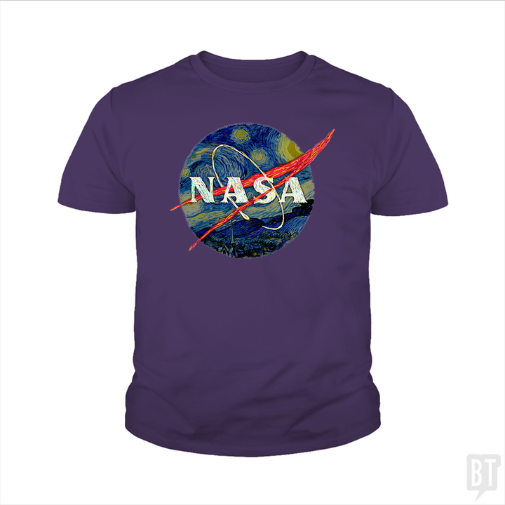 NASA Starry Night Kids Shirt