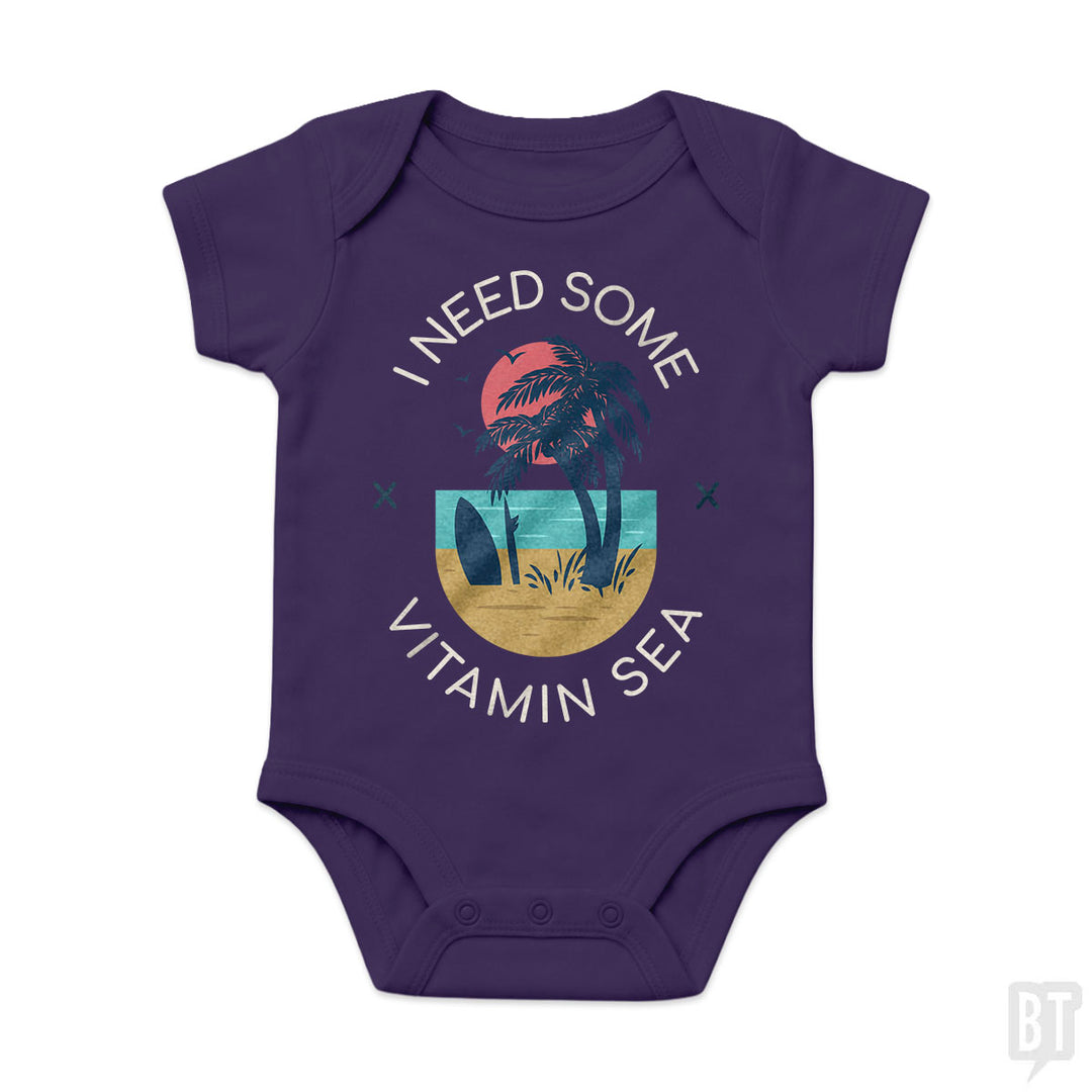 I Need Some Vitamin Sea Baby One-Piece