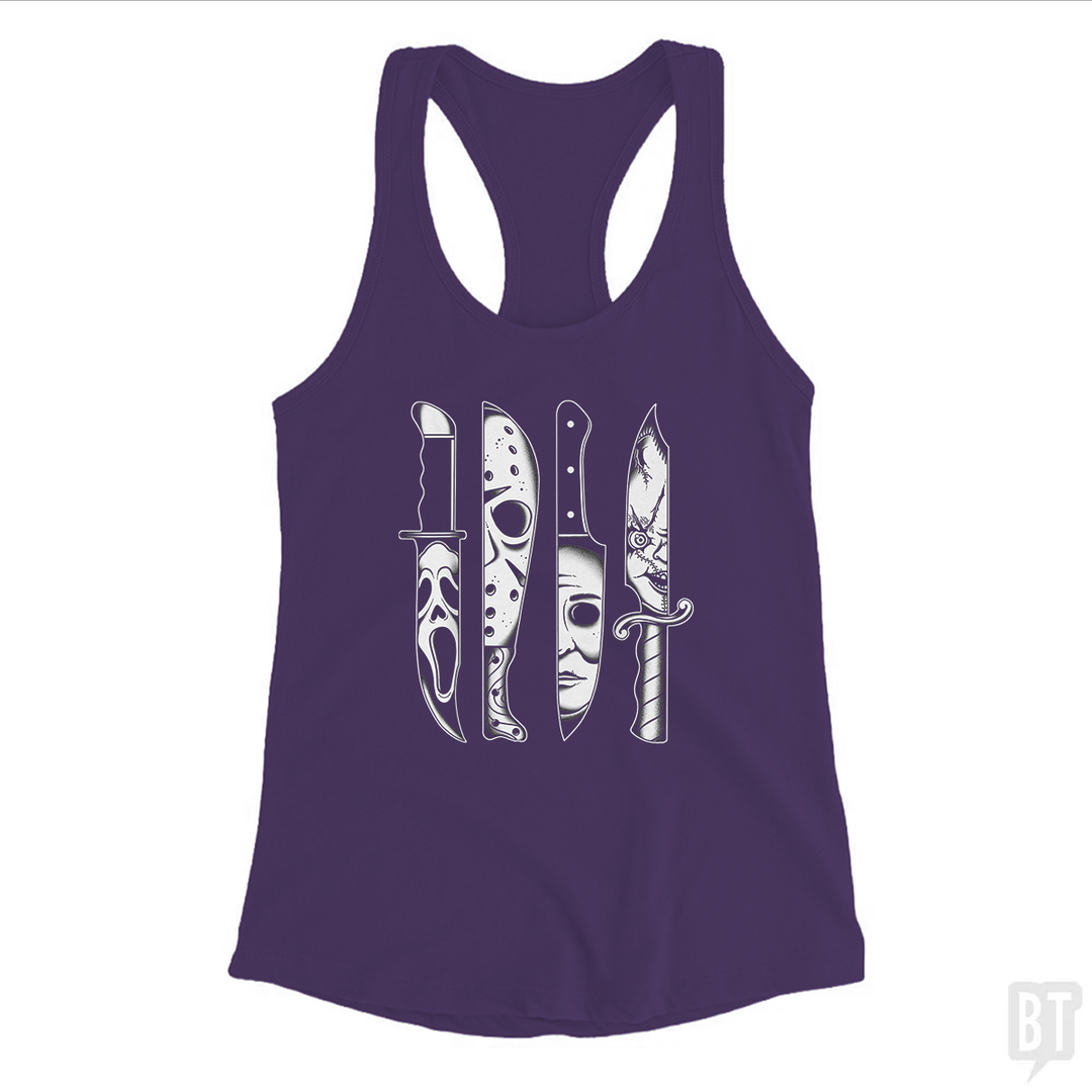 Horror Movie Knives Tank Top