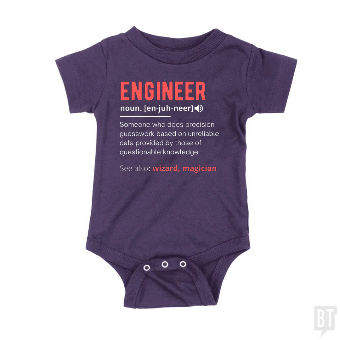 Engineer Definition Baby One-Piece