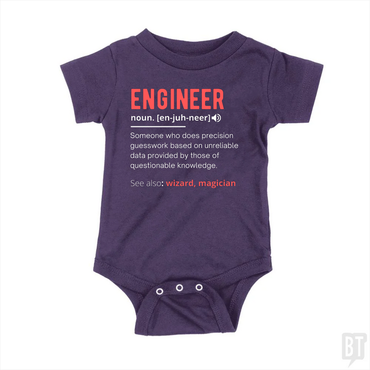 Engineer Definition Baby One-Piece