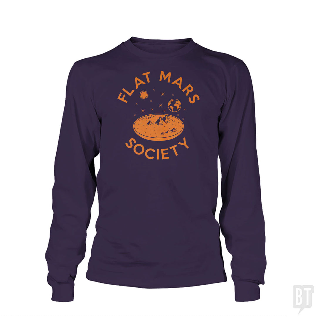 Flat Mars Society Long Sleeve