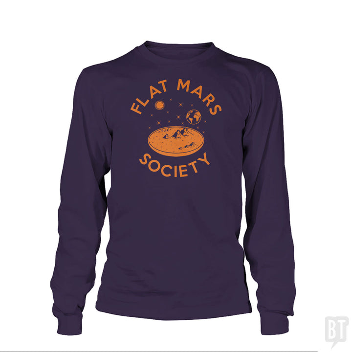 Flat Mars Society Long Sleeve