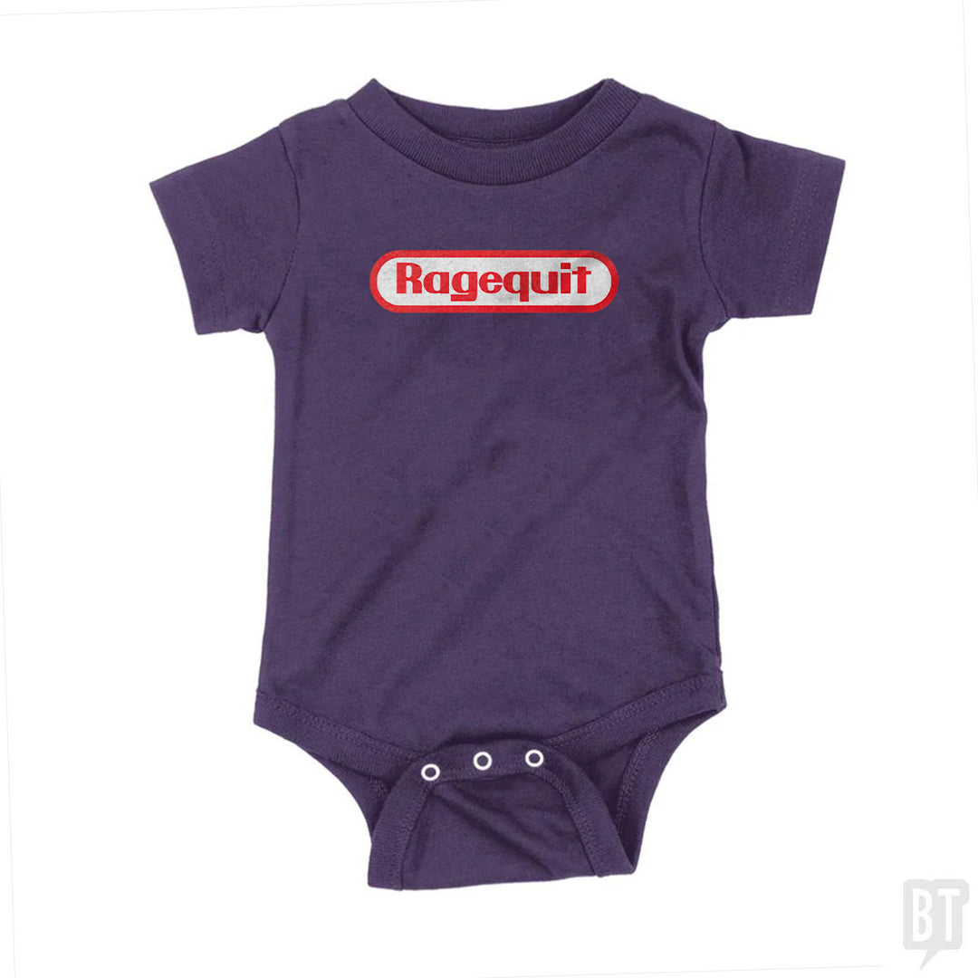 Ragequit Baby One-Piece