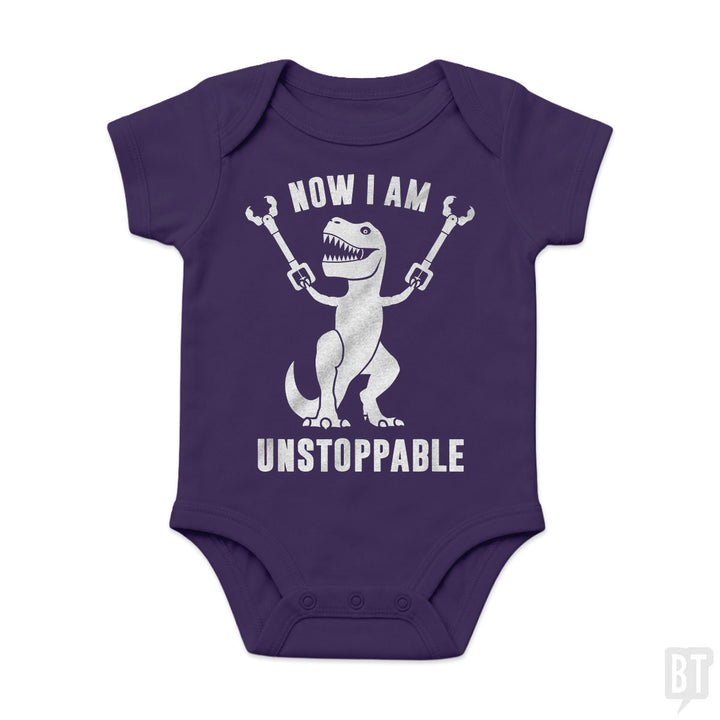 Now I Am Unstoppable Baby One-Piece