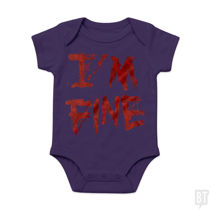 I'm Fine Baby One-Piece