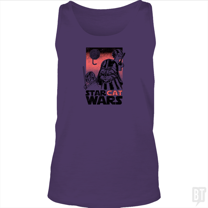 Star Cat Wars Tank Top