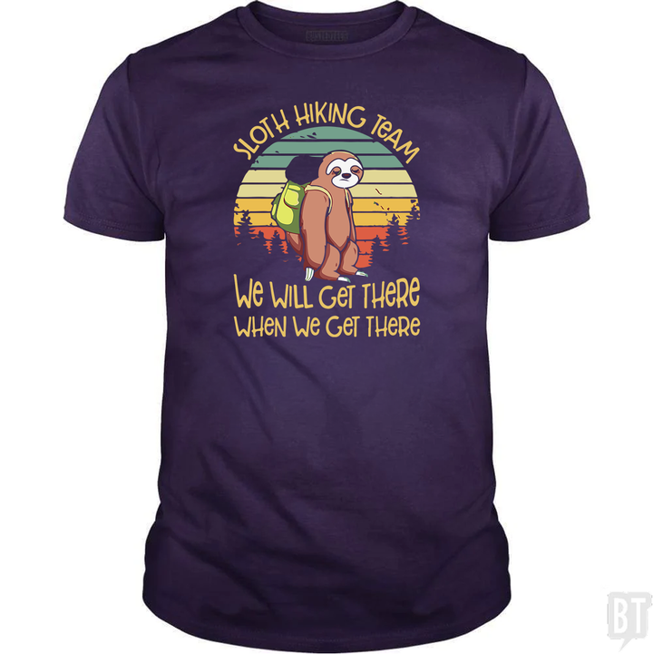 Funny Sloth Hiking Team #2