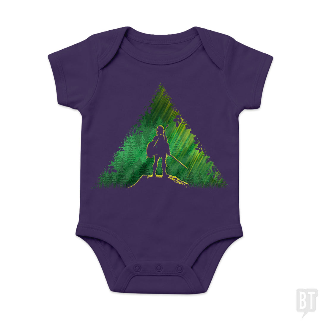 Link In A Forest Baby One-Piece