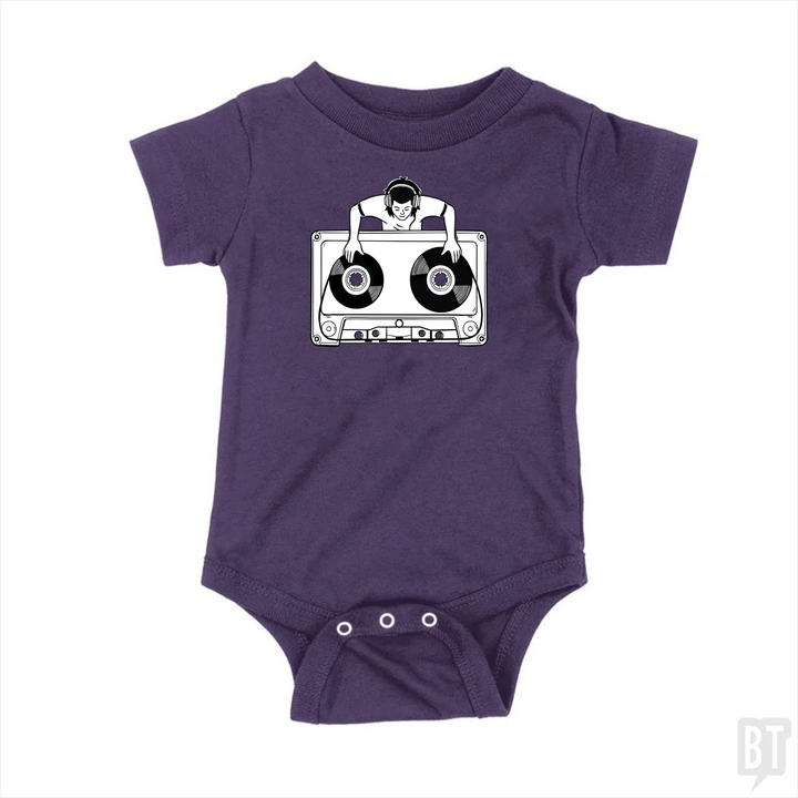 Retro DJ Baby One-Piece