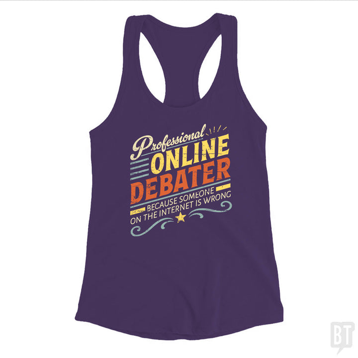 Professional Online Debater Tank Top