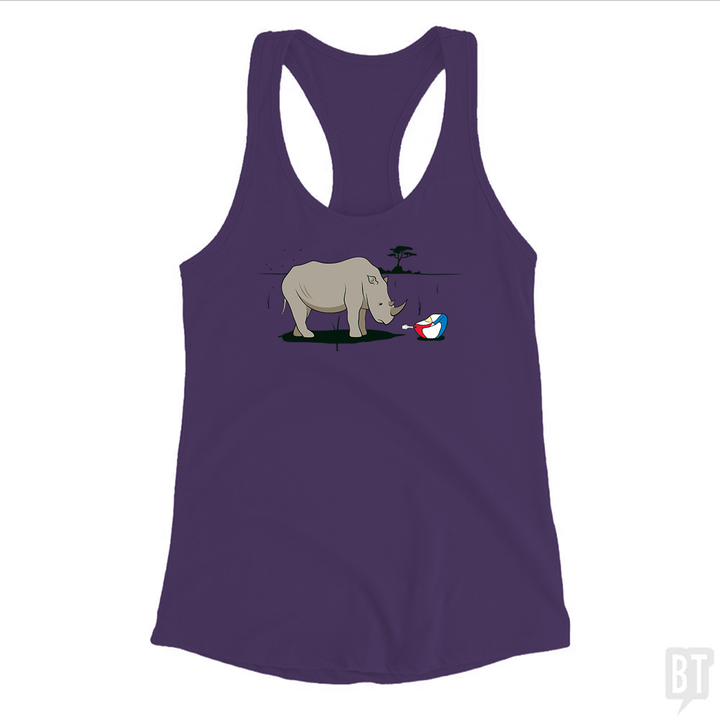 Sad Rhino Tank Top
