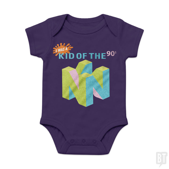 I Was A Kid Of The 90s Baby One-Piece