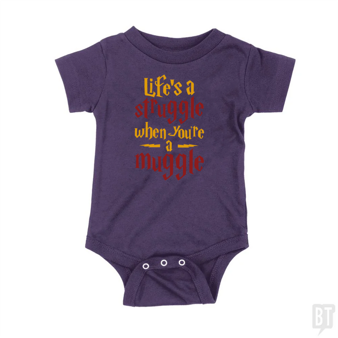 Muggle Struggle Baby One-Piece