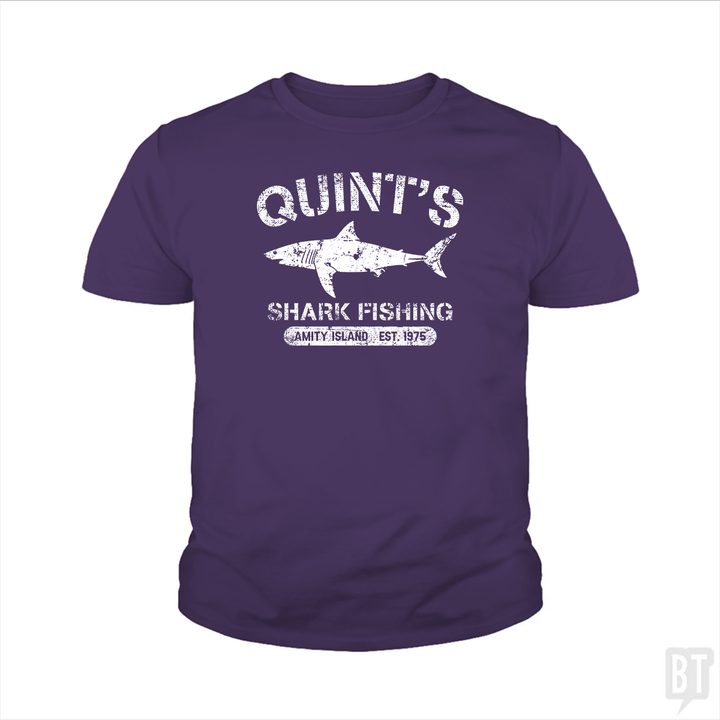 Quint's Shark Fishing Kids Shirt