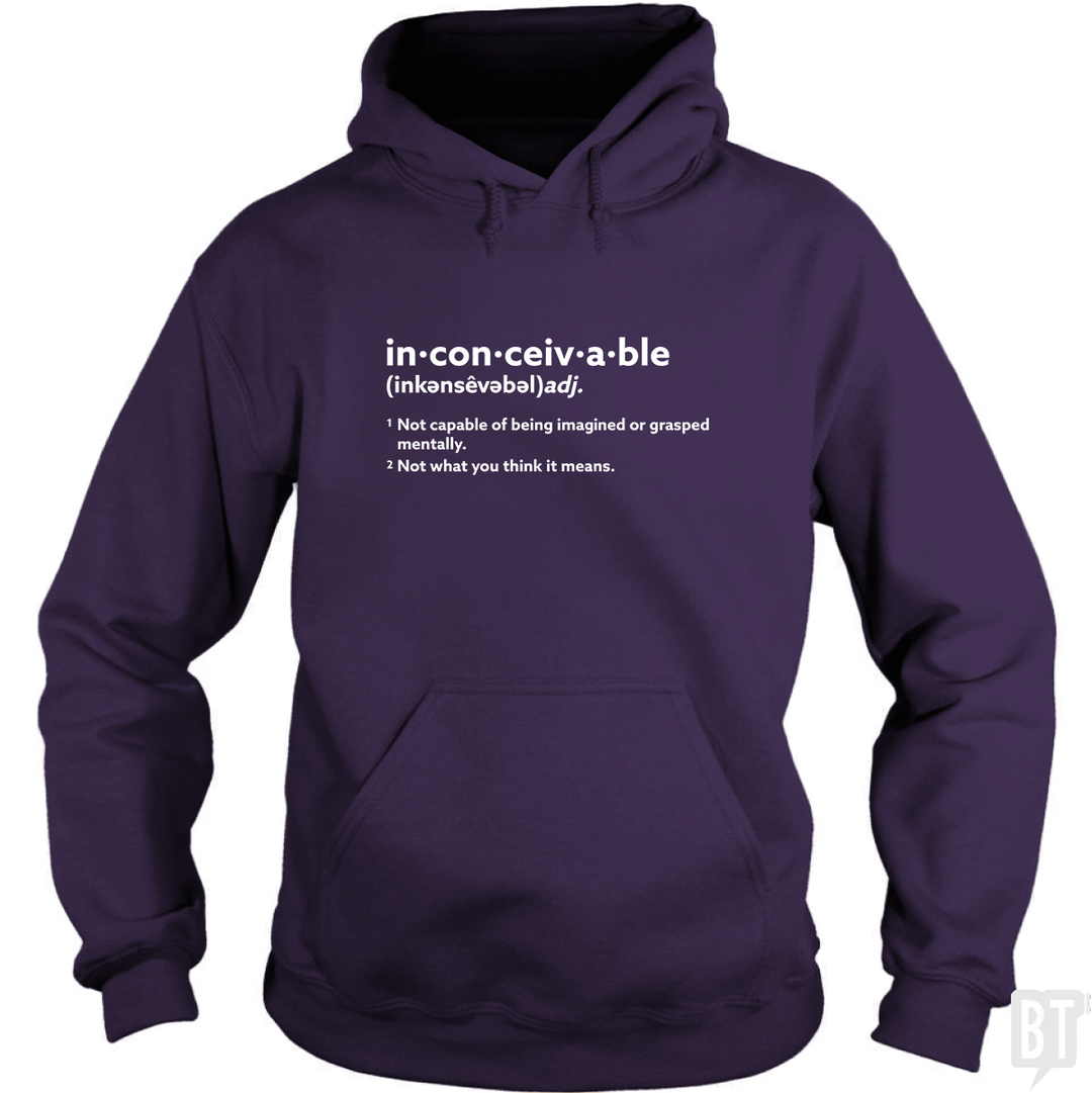 Inconceivable Definition Hoodie