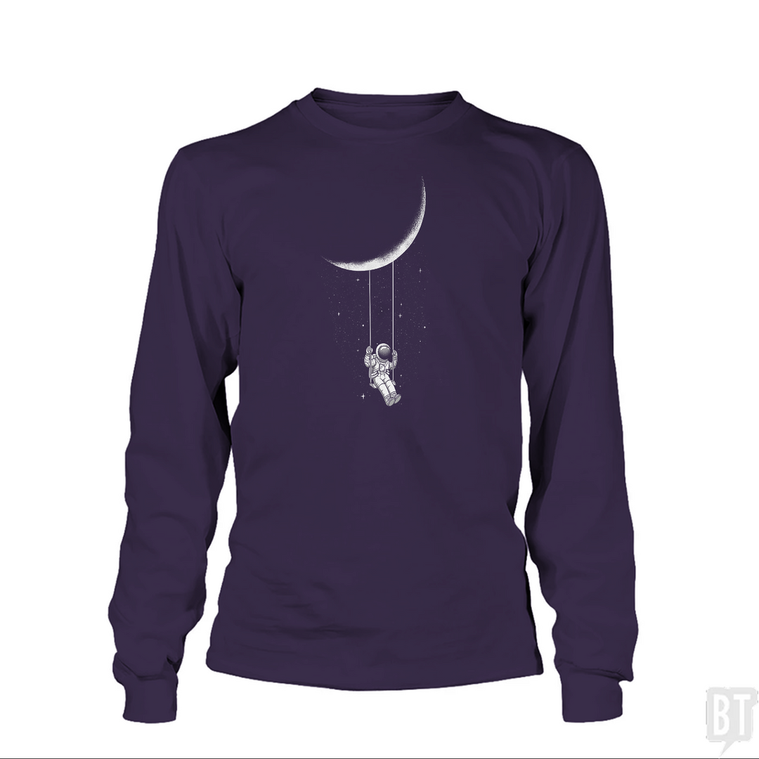 Astronaut on Moon Swing Long Sleeve