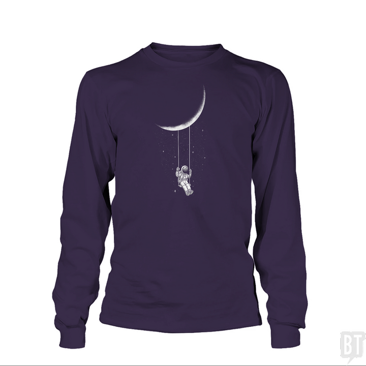 Astronaut on Moon Swing Long Sleeve