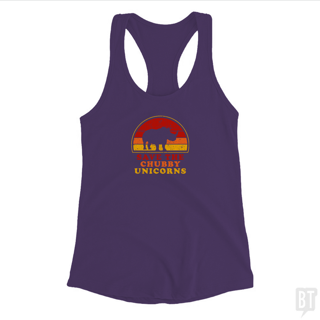 Save The Chubby Unicorns Tank Top