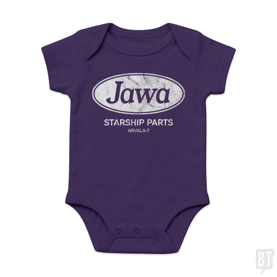 Jawa Starship Parts Baby One-Piece