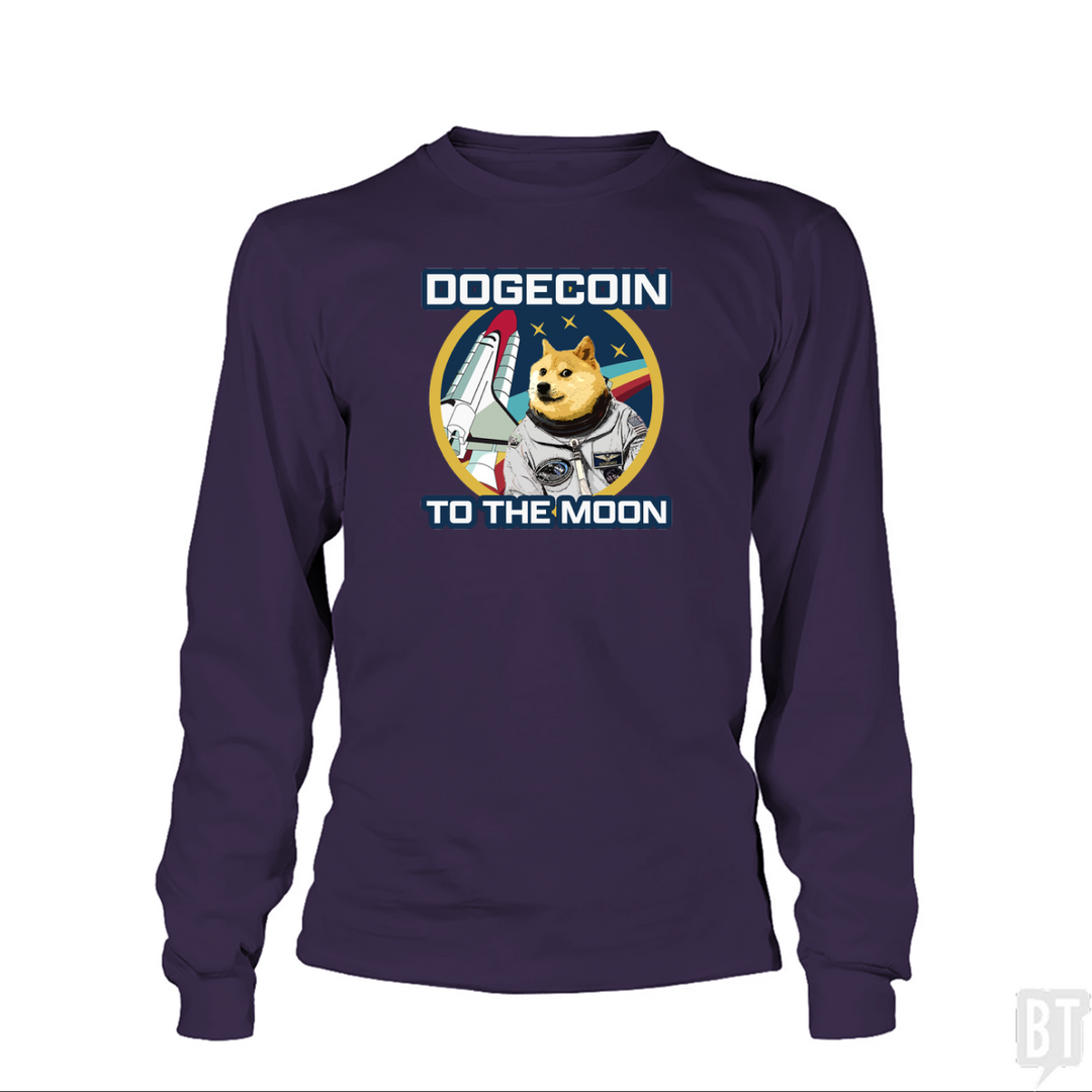 Dogecoin to the Moon Long Sleeve