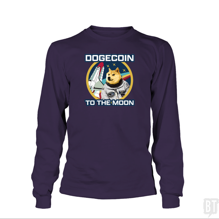 Dogecoin to the Moon Long Sleeve