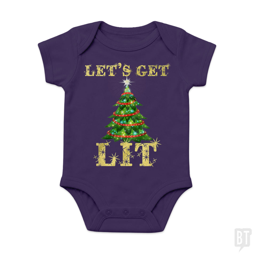 Let's Get Lit Baby One-Piece