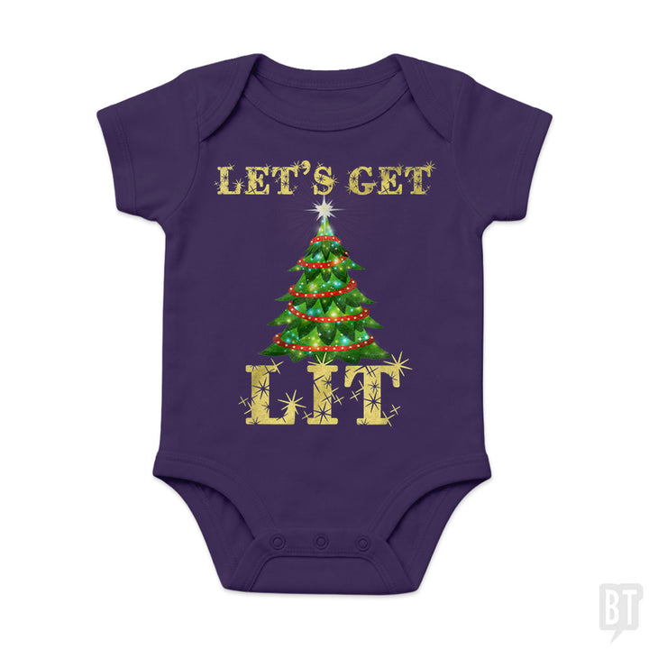 Let's Get Lit Baby One-Piece