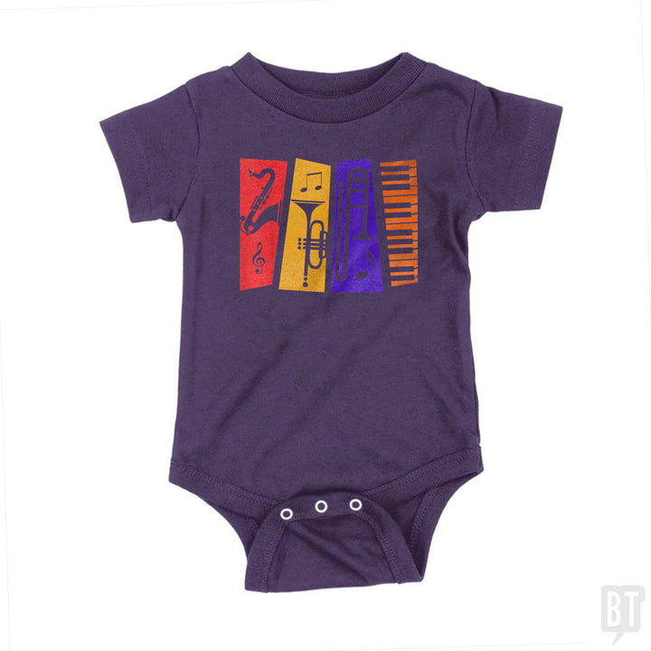 Jazz Music Baby One-Piece