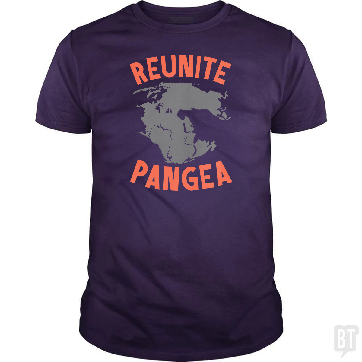 Reunite Pangea T-Shirt – Fun Geology & Science Graphic Tee – BustedTees.com